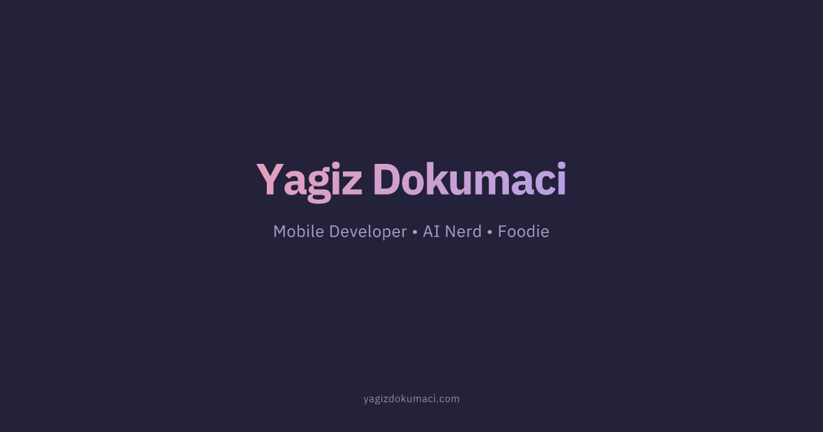 Yagiz Dokumaci